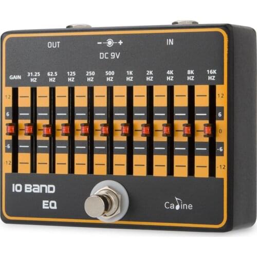 None Equalizer Electric Guitar Effects Pedal Overdrive Stompbox Delay Mode Pedal String Parts Guitar effect for Beginner New