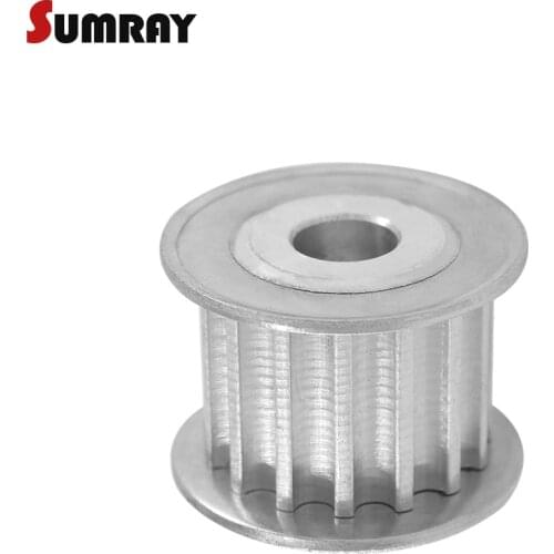 SUMRAY 5M 16T Timing Pulley 5/6/6.35/7/8/10/12mm Inner Bore Aluminium Motor Pulley 16mm Belt Width CNC Belt Pulley 2PCS