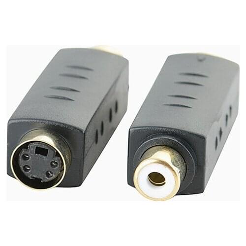 Terminal Female Plug To RCA Female Video Adapter S - Video Female Connector Lotus Female AV To SV Video Header
