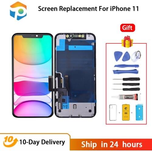 YWEWBJH Grade AAA+++ For iPhone 11 LCD Display With 3D Touch Screen Digitizer Assembly Replacement For iPhone11 Parts With Gift