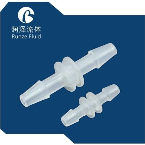 100pcs-pk Equal Straight Barb Fitting Plastic PP Anti Non-Corrosive or Weak Chemicals