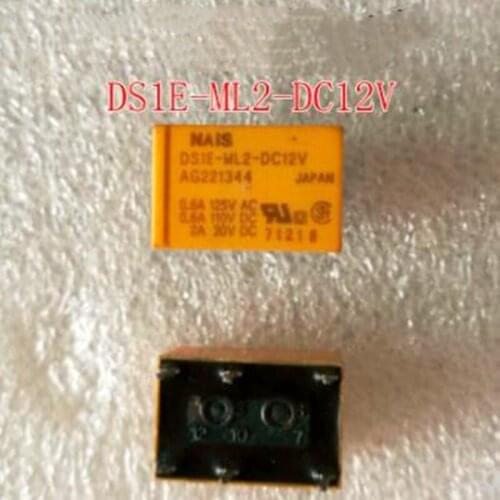 5pcs DS1E-ML2-DC12V AG221344 Genuine Holding Relay 6-pin 2A 12V