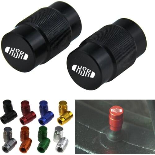 For YAMAHA XSR700 XSR 700 XSR900 XSR 900 All Years Motorcycle Accessorie Wheel Tire Valve Stem Caps CNC Aluminum Airtight Covers