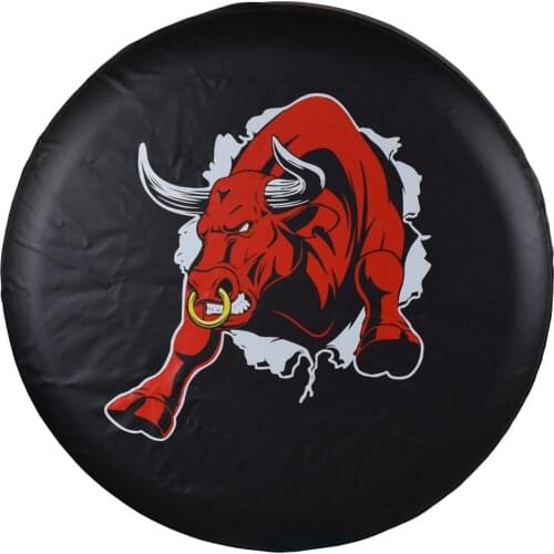 14" 15" 16" 17" Inch PVC Leather Spare Tire Cover Case Bag Pouch Protector For Jeep Camper Travel Trailer RV SUV Truck Pickup