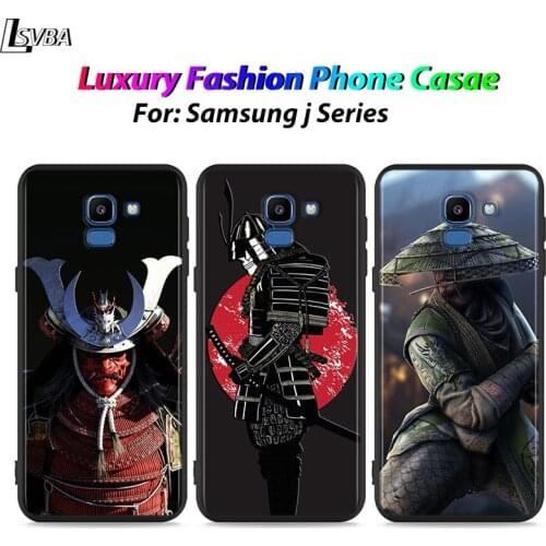 Black Shell Japan The samurai Ninja for Samsung Galaxy J7Duo J2 J4 Core J6 J4 Plus J8 J3 J7 J5 Prime 2018 2017 Phone Case