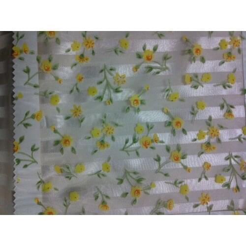 CS 16 Rustic floral design voile sheer cloth for Curtain fabrics tulle fabrics lace Curtain fabrics light lace Curtain fabrics