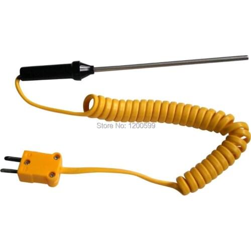 K Type Thermocouple Probe Sensor Temperature Controller with Wire Cable