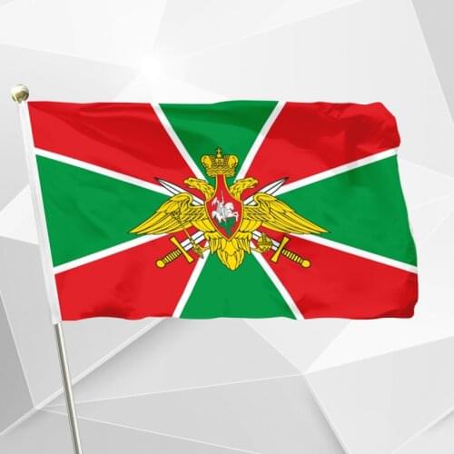 Border Troops Of Russia Flag 150X90cm (3x5FT) 120g 100D Polyester Double Stitched High Quality Banner Ensign Free Shipping