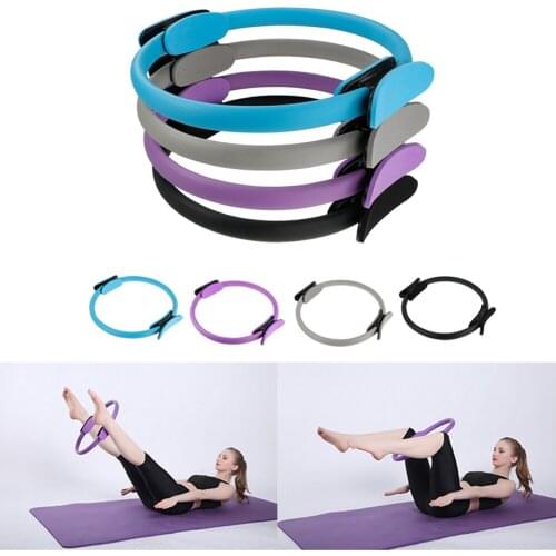 Yoga Circle Pilates Ring Lightweight Portable Non-slip Men Women Gym Fitness Workout Sports Keep Fit Equipment