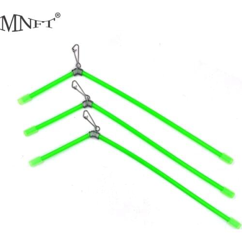 MNFT 12Pcs Sea Fishing Tangle Booms Fish Lure Plastic TubeBalance Connector Fish Tackle Accessory 21cm