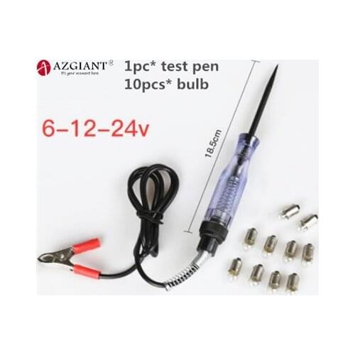 6V 12V 24V multi-function Automotive circuit testing test pen electrician line repair tool Car Light Lamp Voltage Test