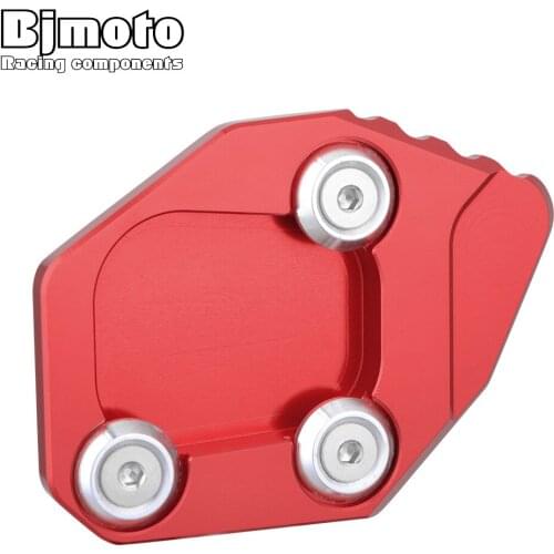 BJMOTO Support Plate For HONDA CBR600RR CBR 600 RR F5 2007-2015 CNC Kickstand Foot Side Stand Extension Pad