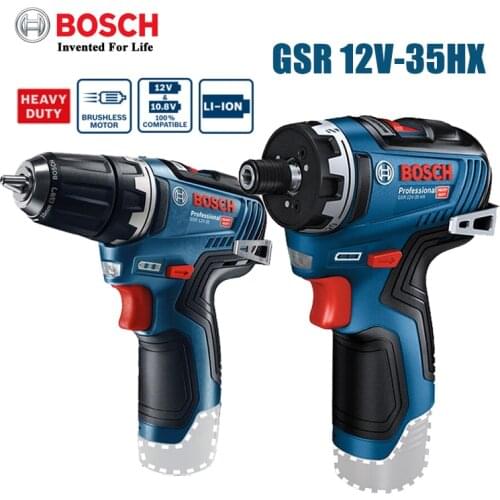 Bosch Rechargeable Cordless drill screwdriver Multi-Function Household Brushless Drill Screwdriver GSR 12V-35 Power Tools