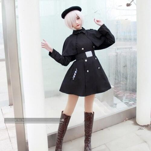 Fate/Grand Order 3rd Anniversary Dress Cos Mash Kyrielight Heroic Spirit Daily Female Suit with Beret Cosplay Costume