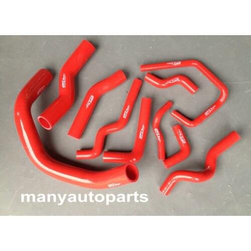 For NISSAN SILVIA 200SX 240SX S13 S14 S15 SR20DET COOLANT SILICONE RADIATOR HOSE RED