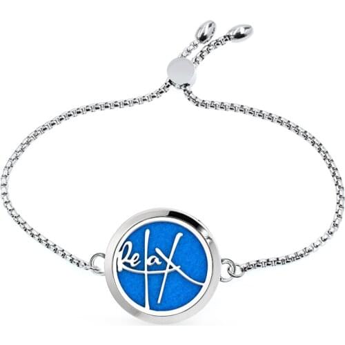 Dog breeds Husky Teddy Essential Oil Diffuser Locket Perfume Adjustable Stainless Steel 30mm locket Women Aroma Bracelet 10pads