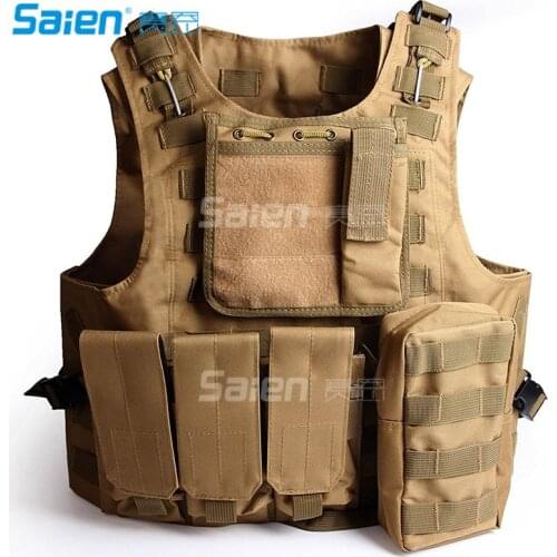 Tactical Airsoft Paintball Combat Swat Assault Army Police Vest for Outdoor Hunting Shooting CS games fishing