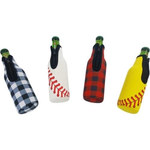 1Pcs 330ML Bottle Holder Neoprene Protection Sleeve Can Beer Drink Chilled Family Gathering Facile Usare Father Gift