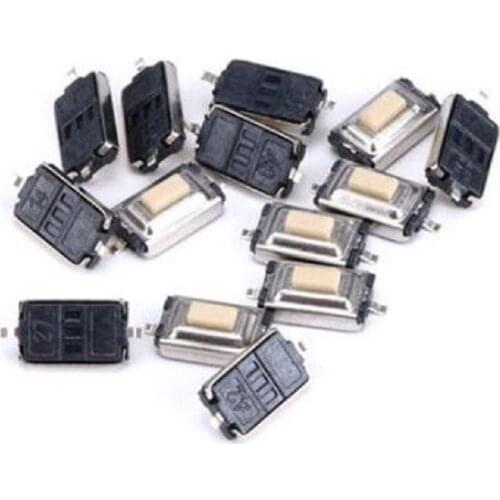 100pcs Touch Micro Switch 3*6*2.5mm SMD White Button Head 3x6x2.5