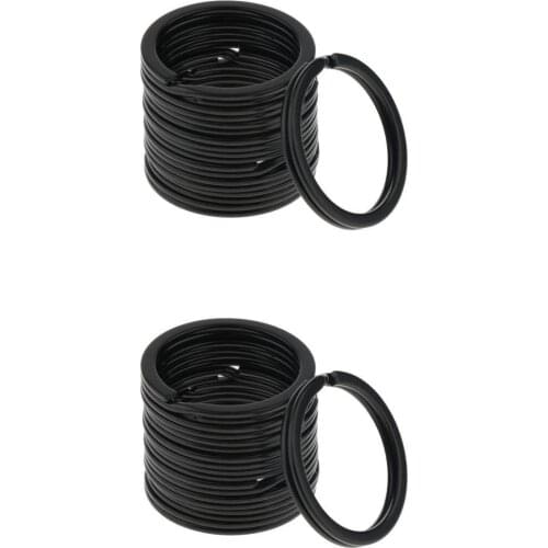 20PCS Rustproof Swimming Yachting Key Chain Buckle Diving Key Ring 25mm 30mm