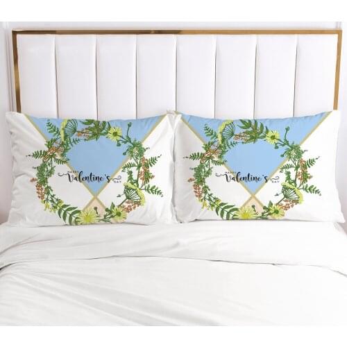 3D HD 1pc Pillow cover 50x75 50x70 50x80 Pillow case Bedding Pillowcase Pillowcover decorative for home nordic Two color