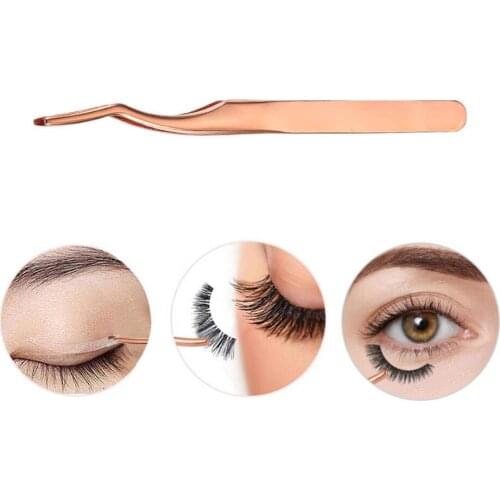 Lash applicator wholesale New Hot Sale False Eyelash Applicator Remover Nipper Tweezer Clip Makeup Tool