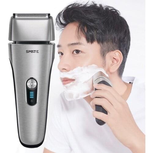 Xiaomi SMATE 4 Blade Electric Shaver Men Razor Body Type-C USB Rechargeable Dry Wet Trimmer Shaving Beard Machine Body Washable