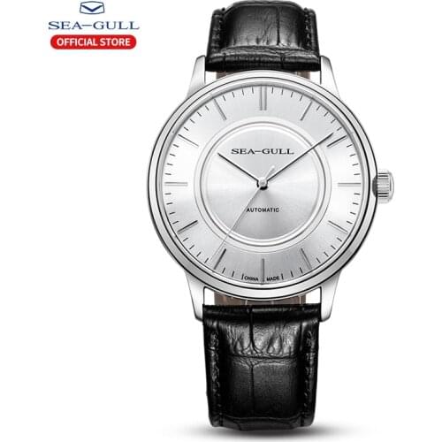 Seagull Mens Watch Automatic Mechanical Watch Retro Watch Business Watch Lightweight Simple Watch Casual Model 6060