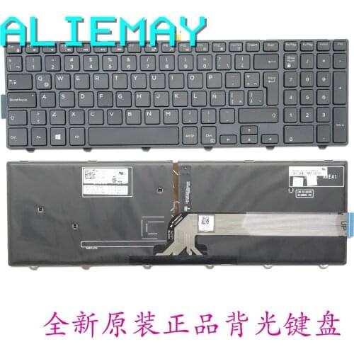 Backlight keyboard For Dell Inspiron 15-7000 5000 7557 7558 7558 5577 5576 5758 5759 Laptop Latin LA Keyboard With Backlit