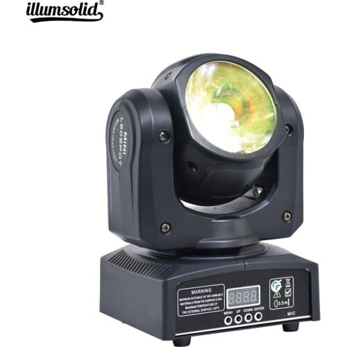 Mini Led 60W RGBW 4in1 Spot Beam Moving Head Light Dmx 512 Stage Lighting Equipment for Club Wedding Party