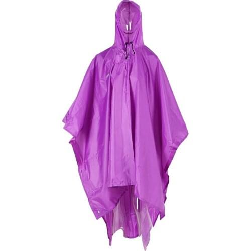 Multi-function Unisex Raincoat Backpack Raincover Poncho Picnic Ground Mat Durable Rainwear For Outdoor Hiking Camping