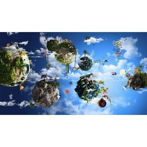 Full Round drill 5D DIY Diamond embroidery Landscape Space House Diamond Painting Cross Stitch Rhinestone Mosaic decoration