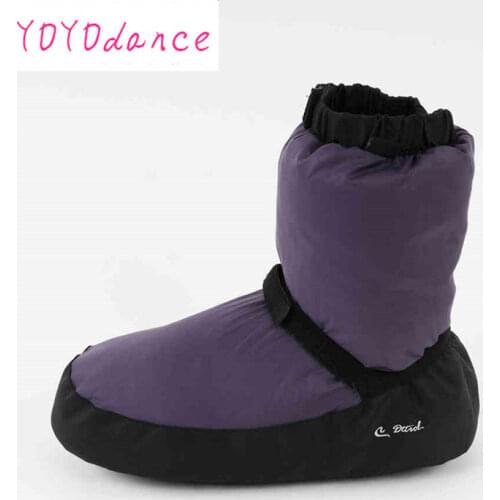 Professional Ballet Warm-ups For Women Ballet Pointe Dance Shoes Soft Dance Boots Protection Foot Warm Shoes Ballerina Booties
