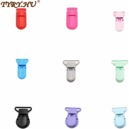 TYRY.HU 50pcs/lot Pacifier Clip for Baby Pacifier Holder Silicone Beads Baby Teether Pacifier Chain Accessories Baby Products