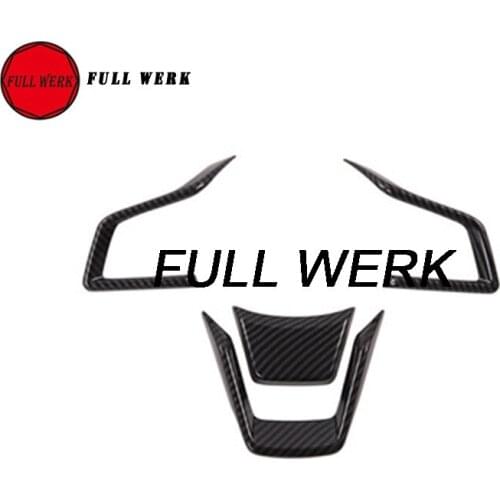 4pcs/Set ABS Car Steering Wheel Decoration Trim Cover Sticker Frame Sequins for Subaru Forester 19 20 21 Interior Accessories