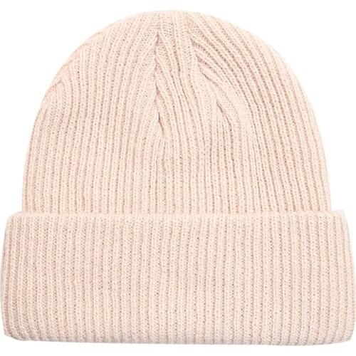 Winter Unisex Knitted Skullies Beanie Elegant Solid Color Women Keep Warm Elastic Hats Man Fashion New Hip Hop Caps Bonnet