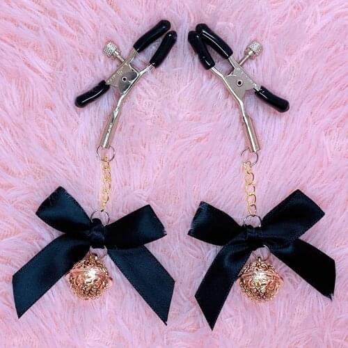 2 Pieces Adjustable Adult Games Nipple Clamps Clit Clamp Erotic Products Sex Toys for Couples Fetish Breast Labia Clips Lover