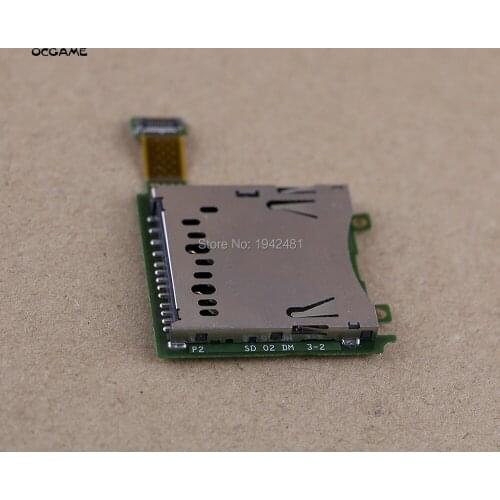 30pcs For 3DS SD Card Slot Adapter Connector Socket Plug For 3DS Original used Console Replacement 30pcs/lot