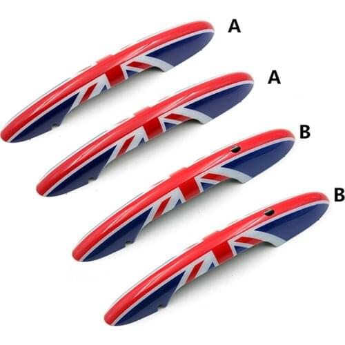 4pcs Door Handles ABS Cover Cap Trim for Mini Cooper F Series F54 Clubman F55 Hardtop F60 Countryman 2014+ 2B+2A Type Keyhole