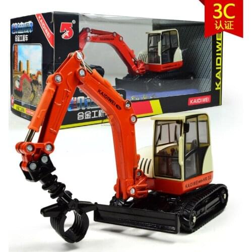 Free shipping high quality 1:50 kaidiwei brand Engineering Vehicle model Wholesale toy car similar as siku-wood lift truck