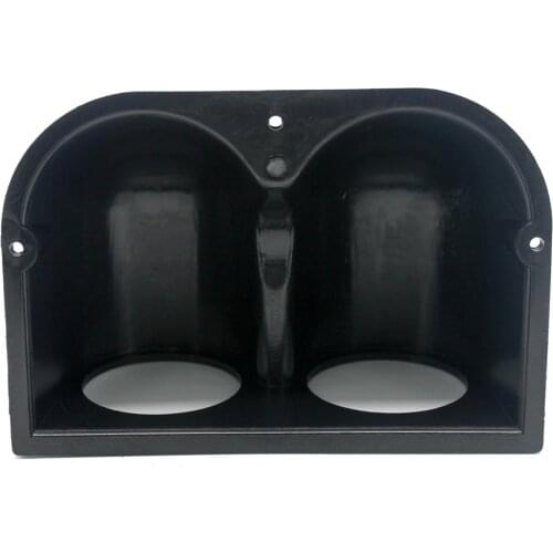 Black 2" 52mm UNIVERSAL Dual HOLE DASH CAR GAUGE POD MOUNT HOLDER