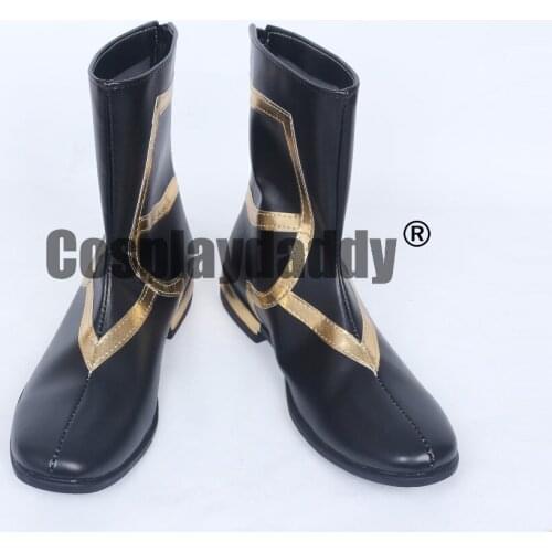 Fate Grand Order Caster Merlin Ambrosius Cosplay Boots Shoes S008