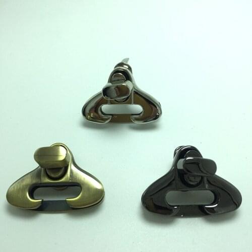 Exquisite Bull Shape Bag Metal Clasp Turn Lock DIY Handbag Durable Buckle Twist Purse Hardware Bag Parts Accessories