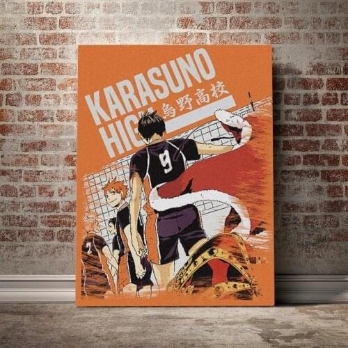 Kageyama and Hinata Anime Character Canvas Print Picture Wall Art Painting Home Decor Modular Poster For Living Room No Framed