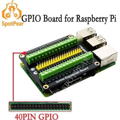 Raspberry Pi GPIO Expansion Board Double Row Terminal Expansion Module Screw Expansion Board