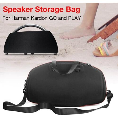 Speaker Storage Bag Travel Protection Carrying Case Portable Bluetooth Speaker Pouch Suitable for Harman Kardon GO and PLAY