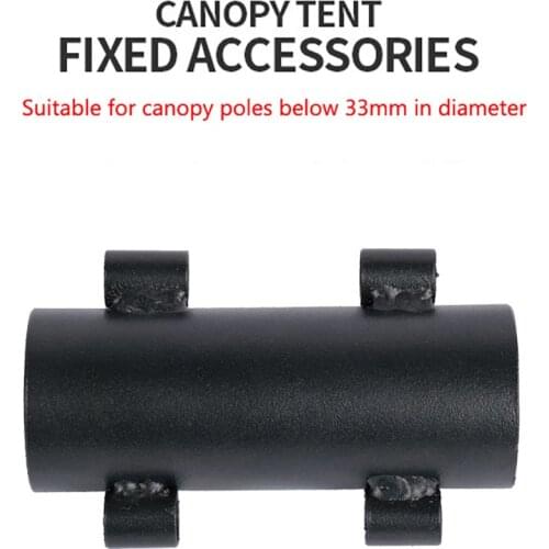 Solid Awning Rod Holder Outdoor Camping Canopy Pole Iron Holder Fixed Stand For Fixing Tents Awnings Lampstands