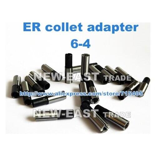 10pcs 6-4mm adapter ER collet adapter CNC Tools collet kit could mix router parts