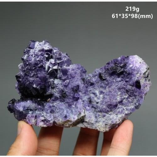 100% Natural rare Purple fluorite mineral specimens Stones and crystals Healing crystal quartz gemstones