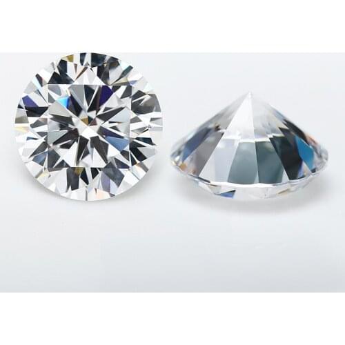 200Pcs/Lot Sizes (3~5mm) AAAAA Round Brilliant White Cubic Zirconia Stones Loose CZ Gems For Jewelry